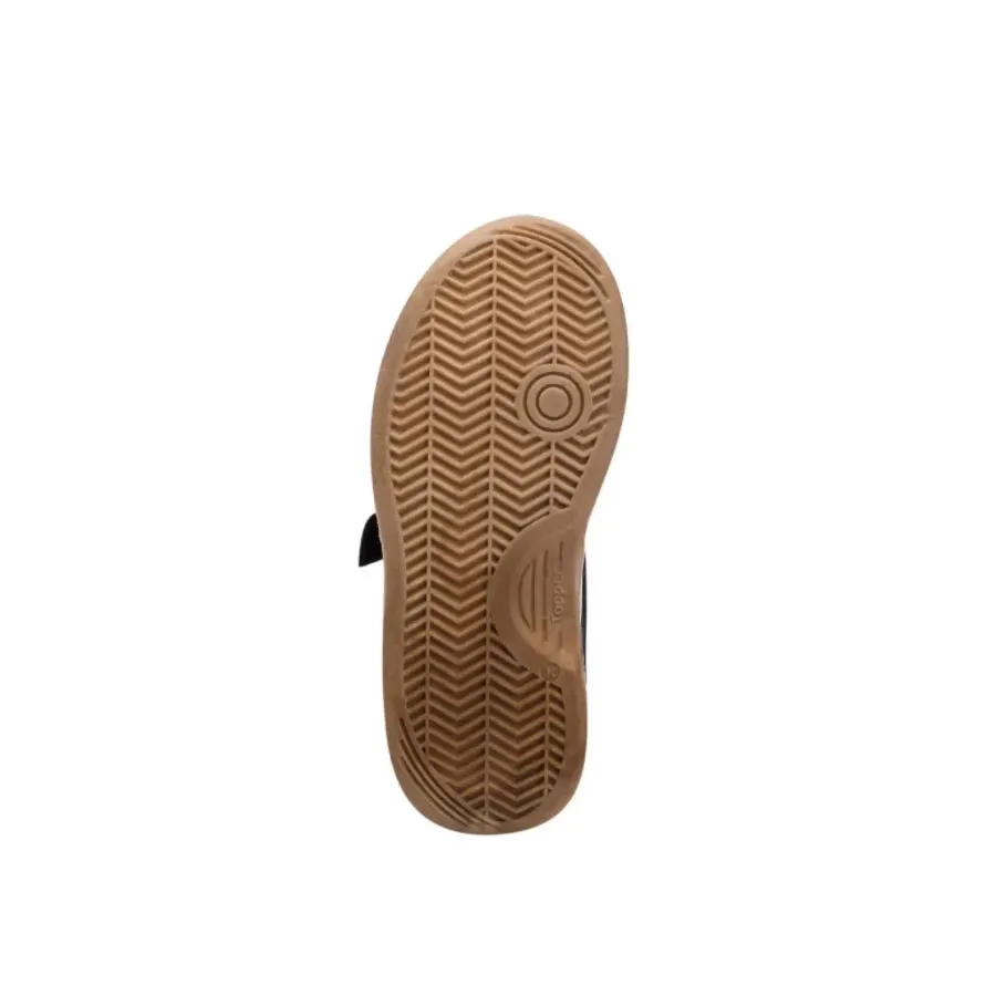 Imagen 3 de 5 de Zapatillas Topper Boris Kids Velcro-NEGRO