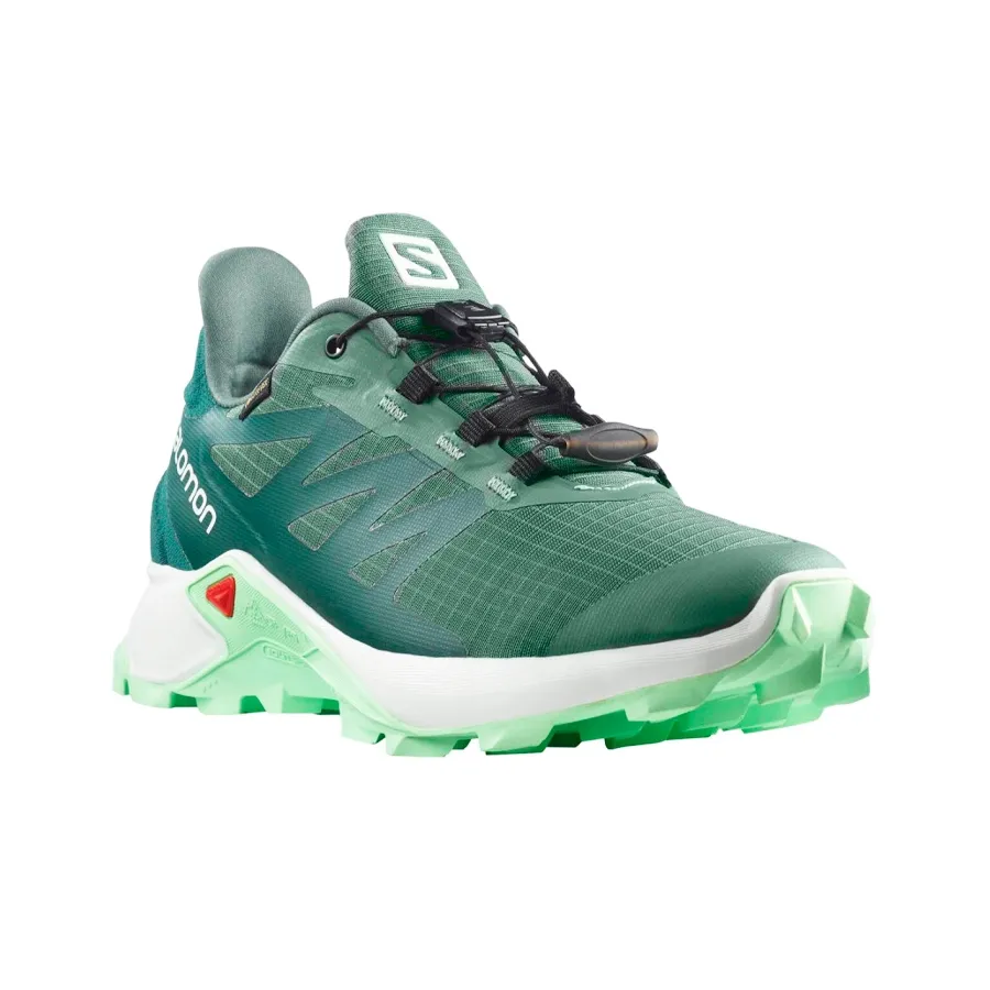 Imagen 2 de 6 de Zapatillas Salomon Supercross 3 Gtx W-VERDE/BLANCO