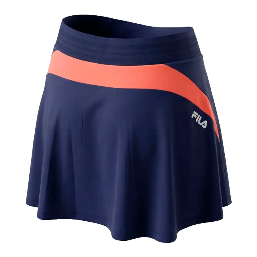 Imagen 2 de 7 de Falda Fila Jersey Flare-MARINO/NARANJA FLUOR
