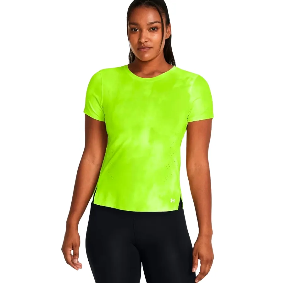 Imagen 0 de 4 de Remera Under Armour Laser Wash-AMARILLO FLUOR