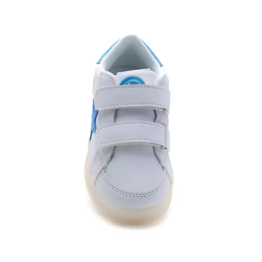 Imagen 1 de 5 de Zapatillas Footy Con Luces Mini Kids-BLANCO/AZUL