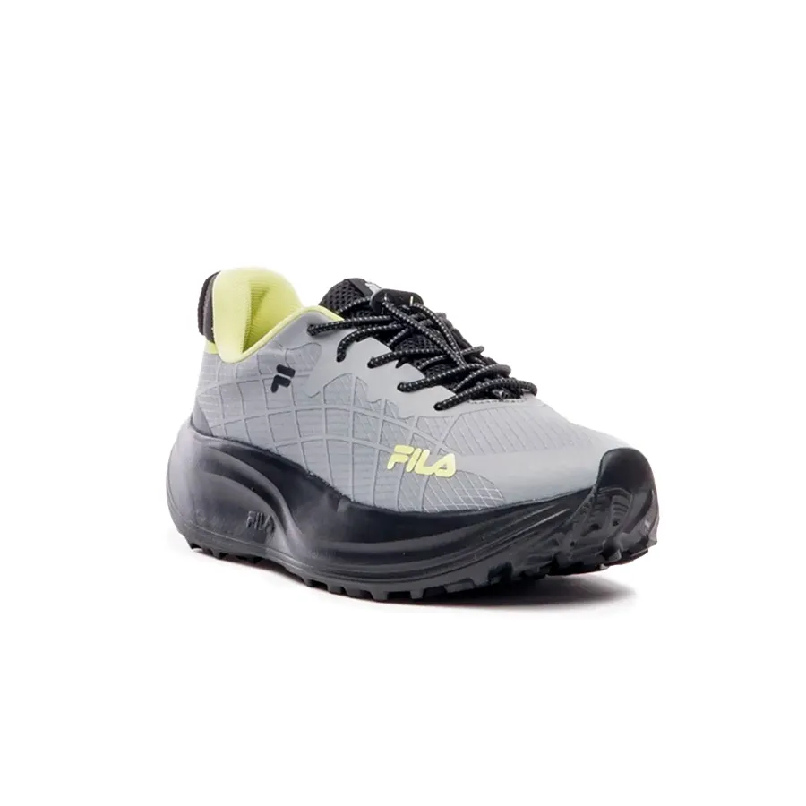 Imagen 1 de 7 de Zapatillas Fila Skytrail Infantil-GRIS/NEGRO/LIMA