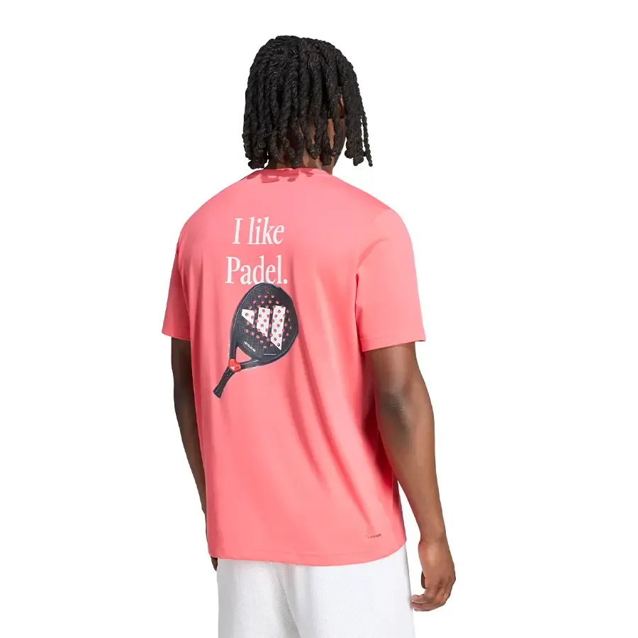 Imagen 1 de 5 de Remera adidas Graphic Padel Category-ROSA