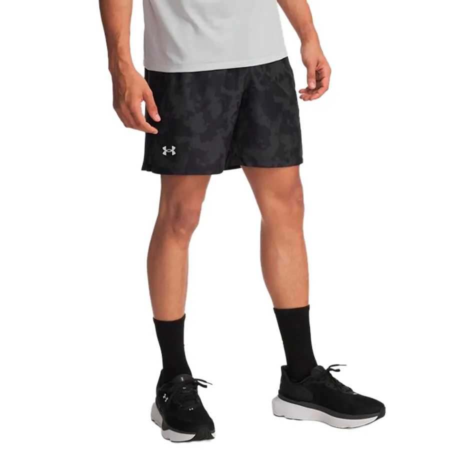 Imagen 1 de 3 de Short Under Armour Launch 7" Print-CAMUFLADO/NEGRO