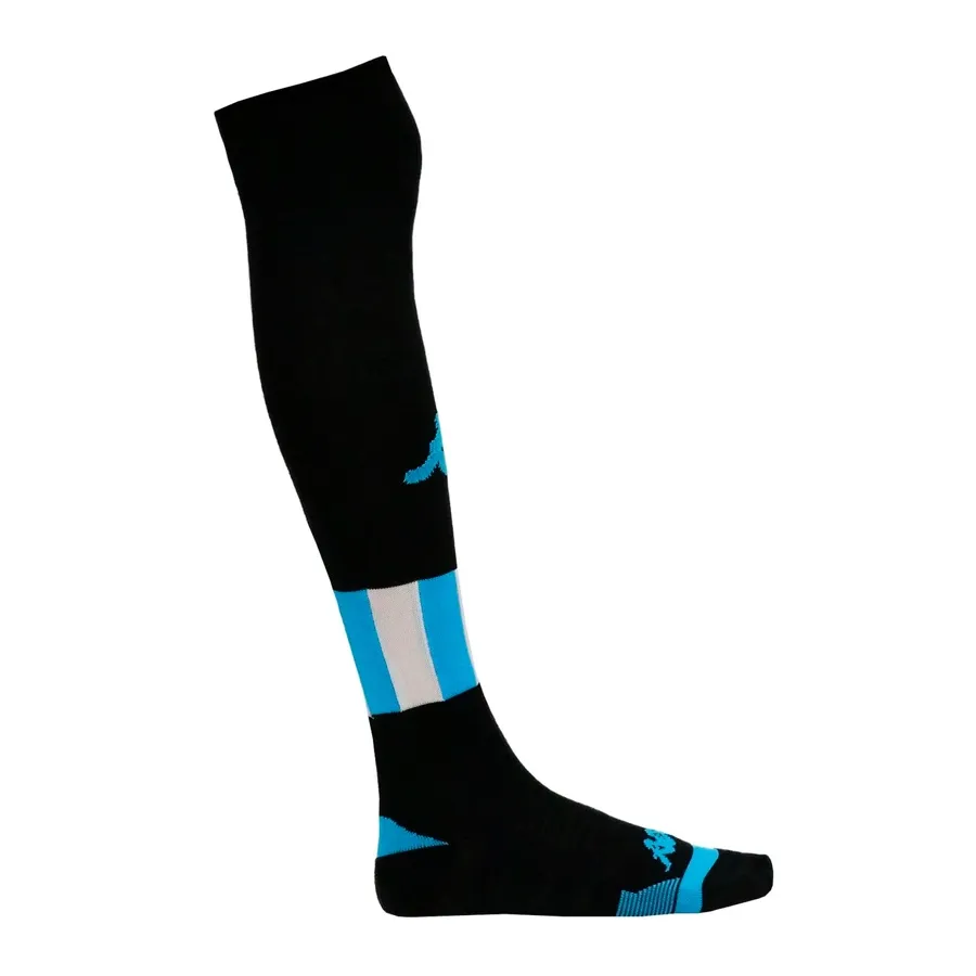 Imagen 3 de 4 de Medias Kappa Spark Pro 22 Racing Club-NEGRO/CELESTE/BLANCO