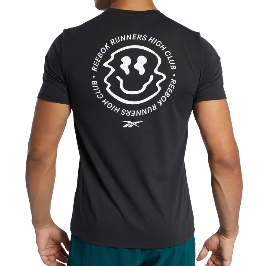 Imagen 2 de 3 de Remera Reebok Speedwick Graphic-NEGRO