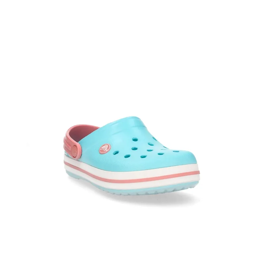 Imagen 1 de 5 de Ojotas Crocs Crocband Kids-CELESTE/BLANCO