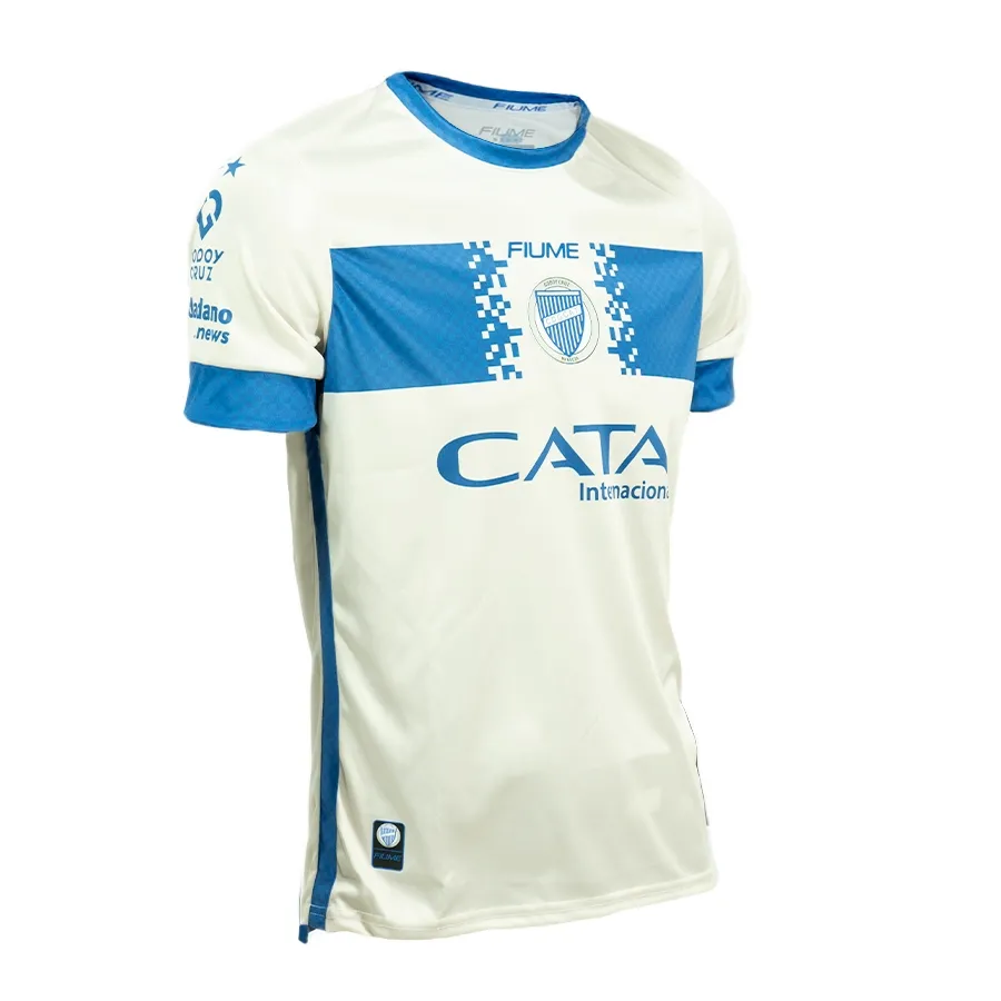 Imagen 1 de 6 de Camiseta Fiume Sport Alternativa Godoy Cruz 23-HUESO/AZUL