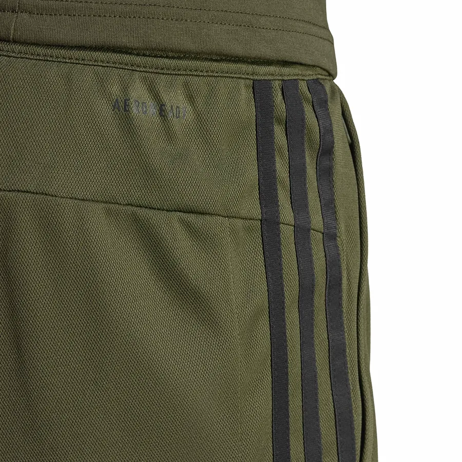 Imagen 3 de 4 de Short adidas Train Essentials Piqué 3 Stripes-OLIVA