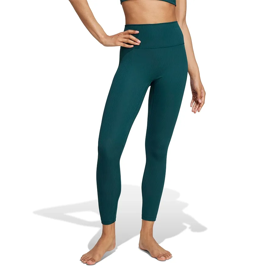 Imagen 0 de 4 de Calza adidas All Me Rib 7/8-PETROLEO