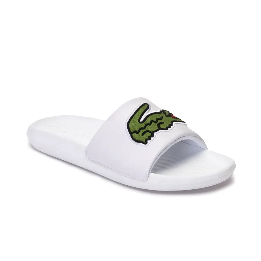 Imagen 1 de 6 de Ojotas Lacoste Slides & Sandals-BLANCO/VERDE