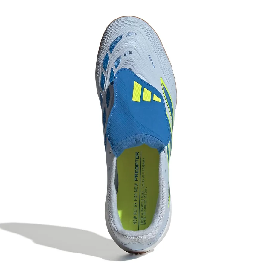 Imagen 3 de 7 de Botines adidas Predator League FT In-AERO/AZUL/AMARILLO FLUOR