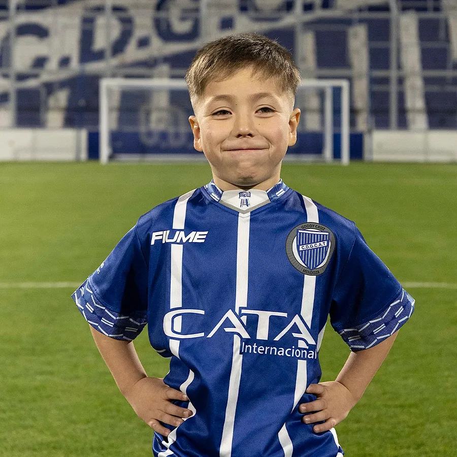 Imagen 3 de 7 de Conjunto Fiume Sport Tripack Godoy Cruz Kids 2025-AZUL/BLANCO