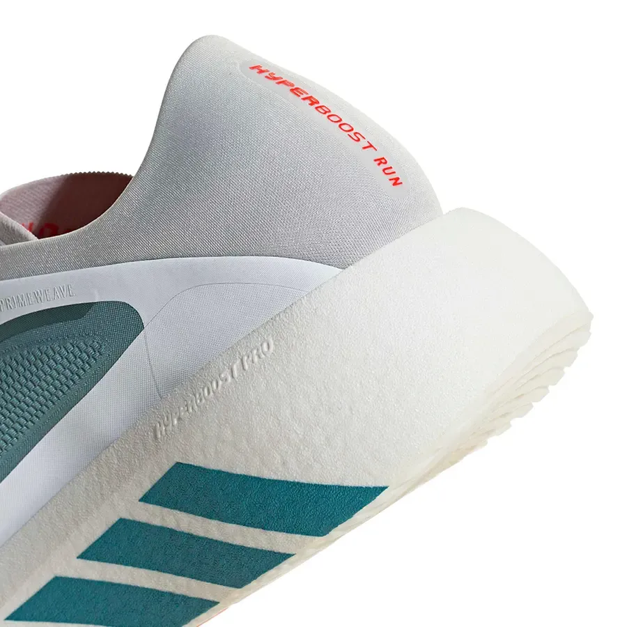 Imagen 6 de 7 de Zapatillas adidas Hyperboost Run-BLANCO/PETROLEO/GRIS