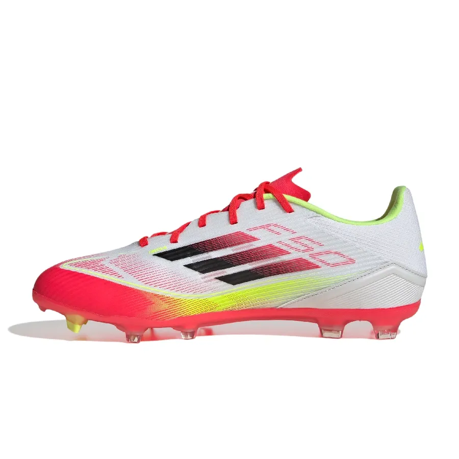 Imagen 2 de 7 de Botines adidas F50 League Fg-BLANCO/AMARILLO FLUOR/ROJO