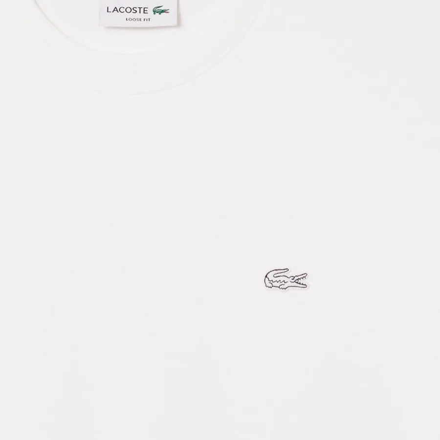 Imagen 4 de 5 de Remera Lacoste Tee Oversize-BLANCO