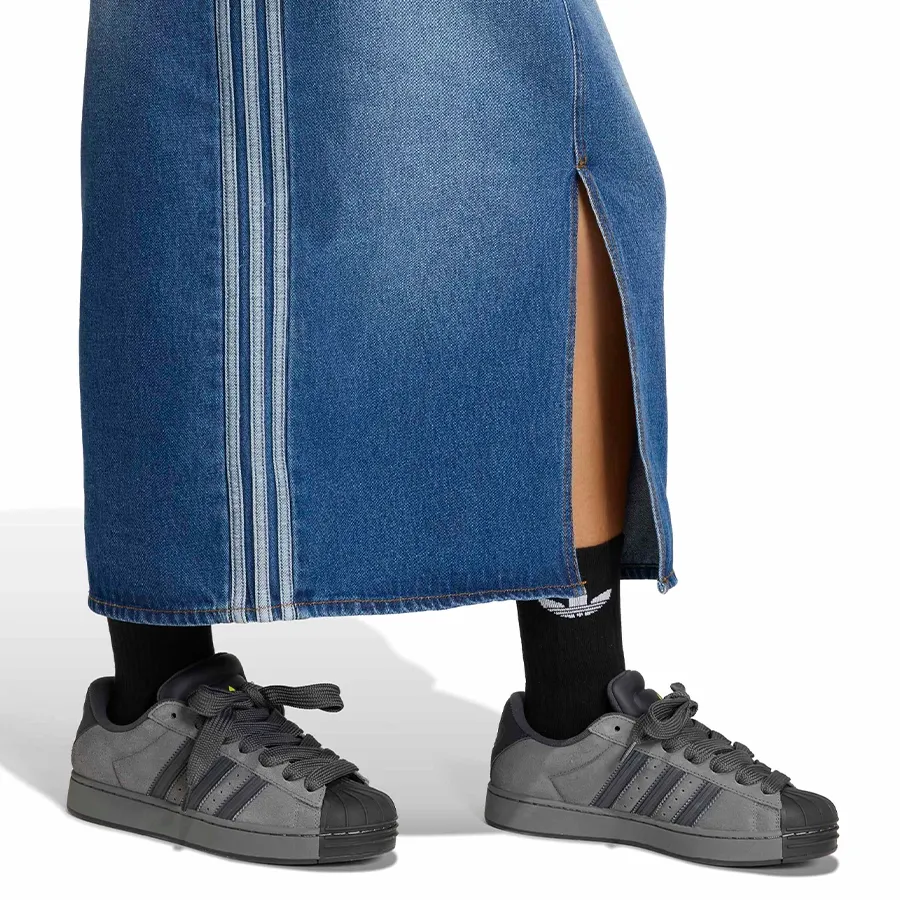 Imagen 3 de 5 de Falda Adidas Originals Denim Pencil 3 Stripes-JEAN
