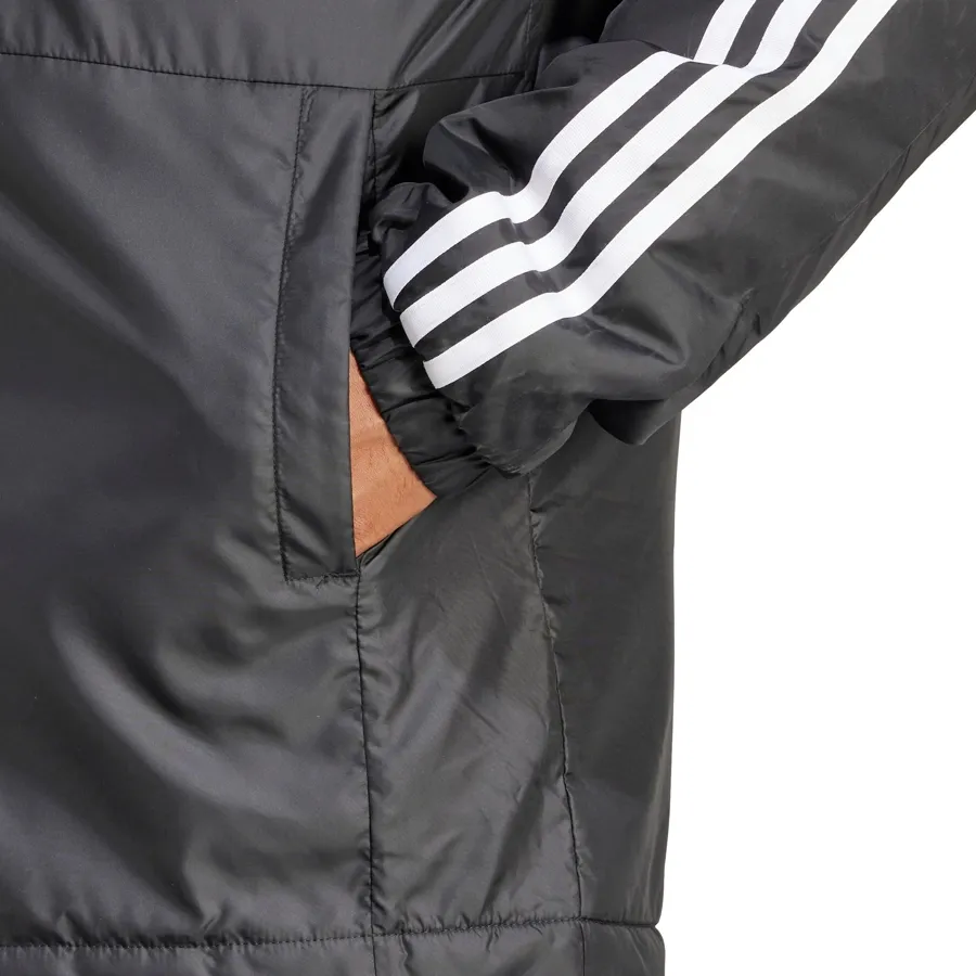 Imagen 5 de 6 de Campera adidas Essentials 3 Tiras-NEGRO/BLANCO