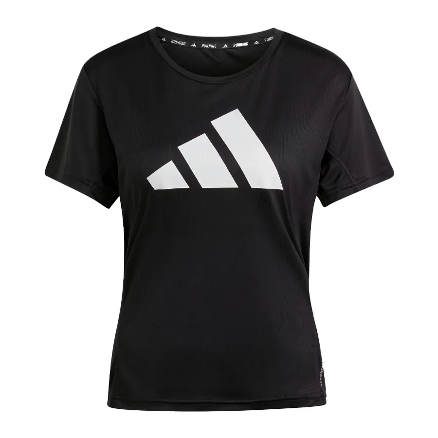 Imagen 2 de 5 de Remera adidas Run It-NEGRO/BLANCO