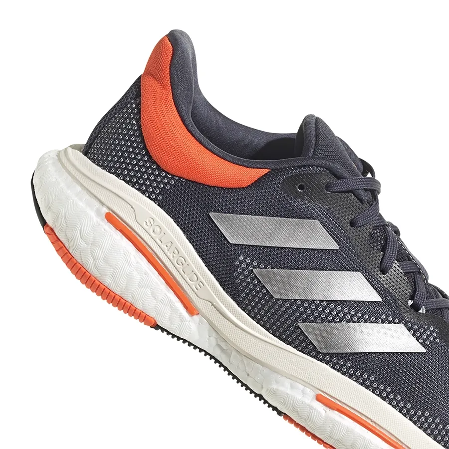 Imagen 2 de 5 de Zapatillas adidas Solar Glide 5-MARINO/PLATA/NARANJA