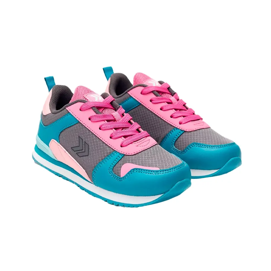 Imagen 1 de 5 de Zapatillas Atomik Casual Cordon Astra 23-VERDE/ROSA/GRAFITO