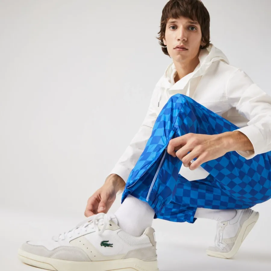 Imagen 2 de 5 de Pantalón Lacoste Chándal de cuaderno en vivo-AZUL