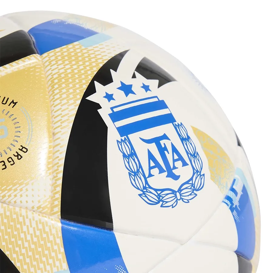 Imagen 3 de 4 de Pelota adidas Mini pelota Argentina 25-BLANCO/AZUL/NEGRO