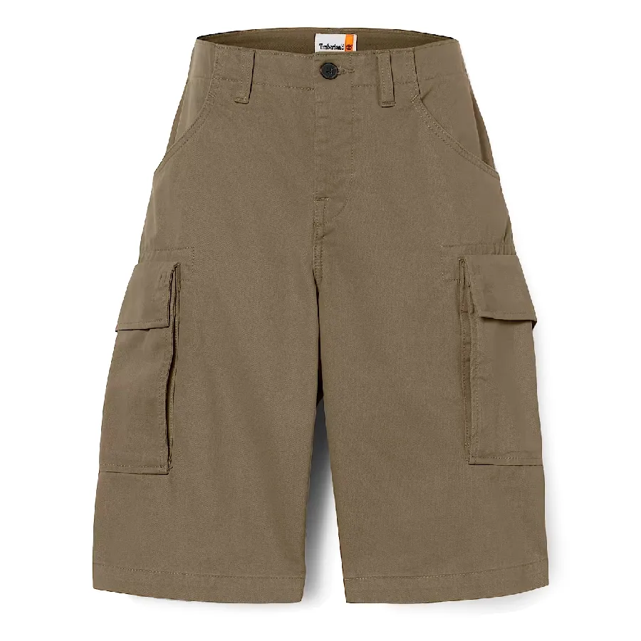 Imagen 1 de 3 de Timberland Shorts  Twill Cargo-VERDE MILITAR