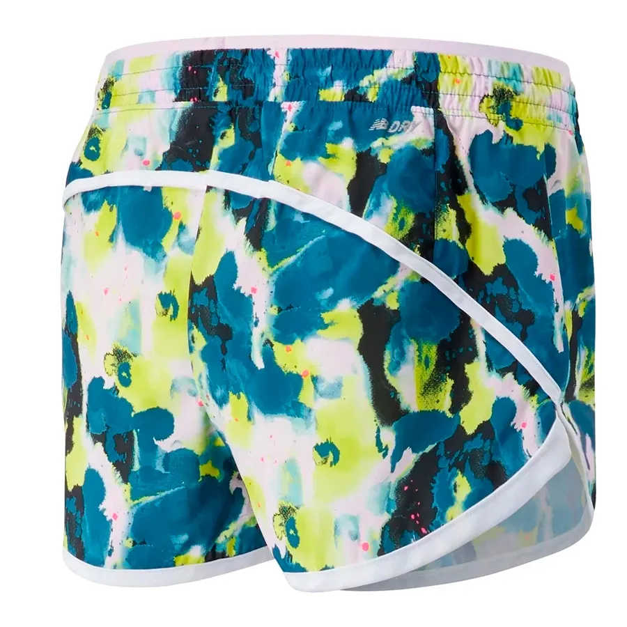 Imagen 1 de 2 de Shorts New Balance Printed Accel-BLANCO/MULTICOLOR