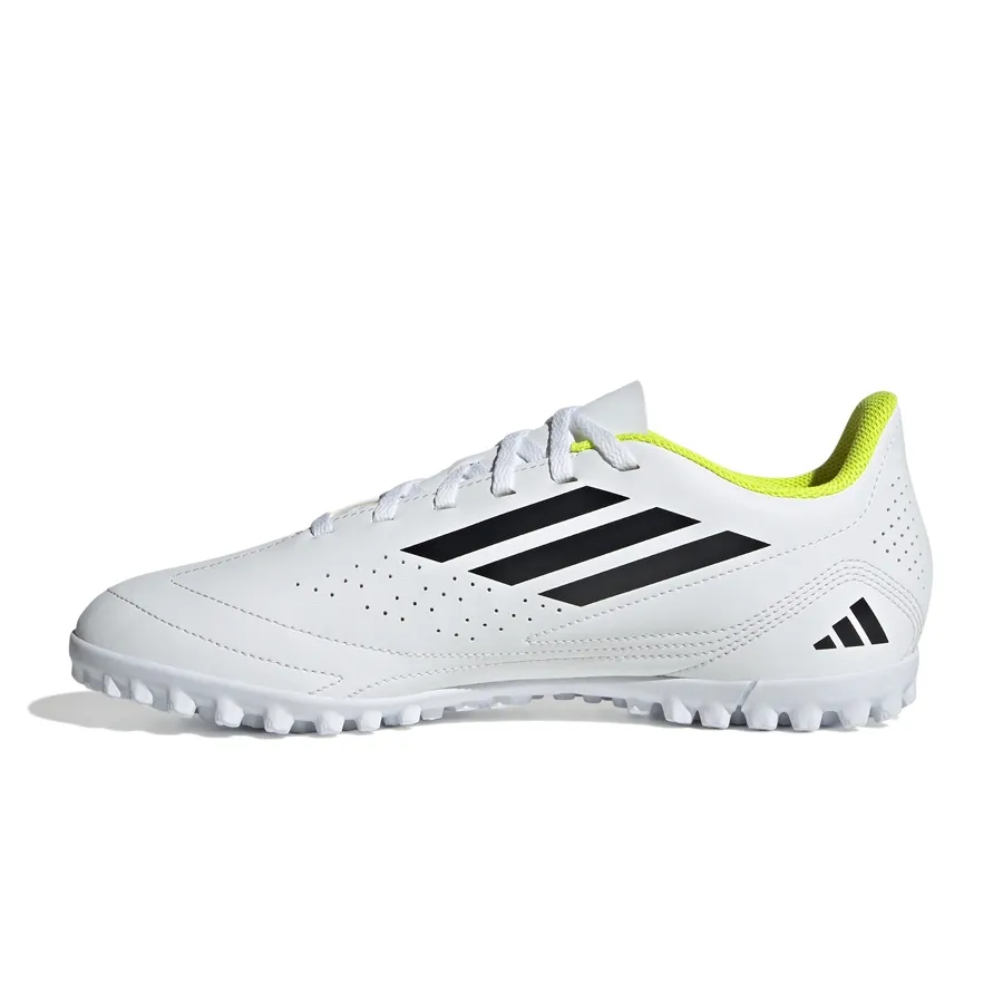 Imagen 2 de 7 de Botines adidas Deportivo III Tf-BLANCO/NEGRO/AMARILLO FLUOR