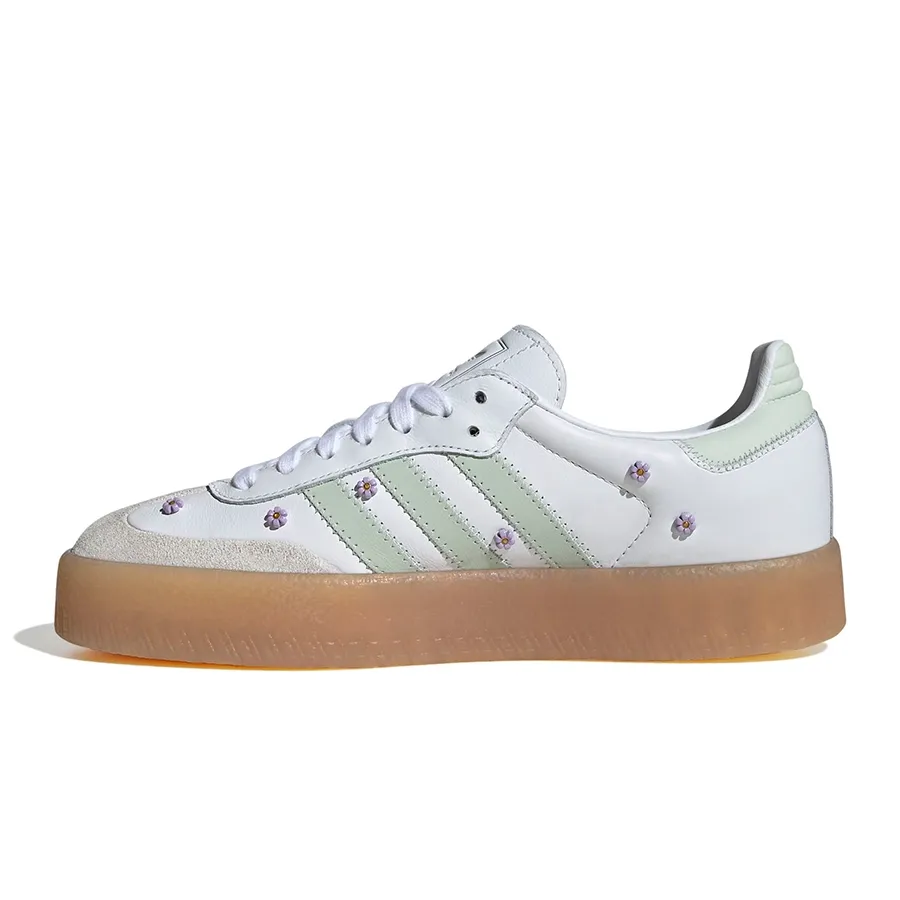 Imagen 2 de 7 de Zapatillas adidas originals Sambae-BLANCO/VERDE SECO