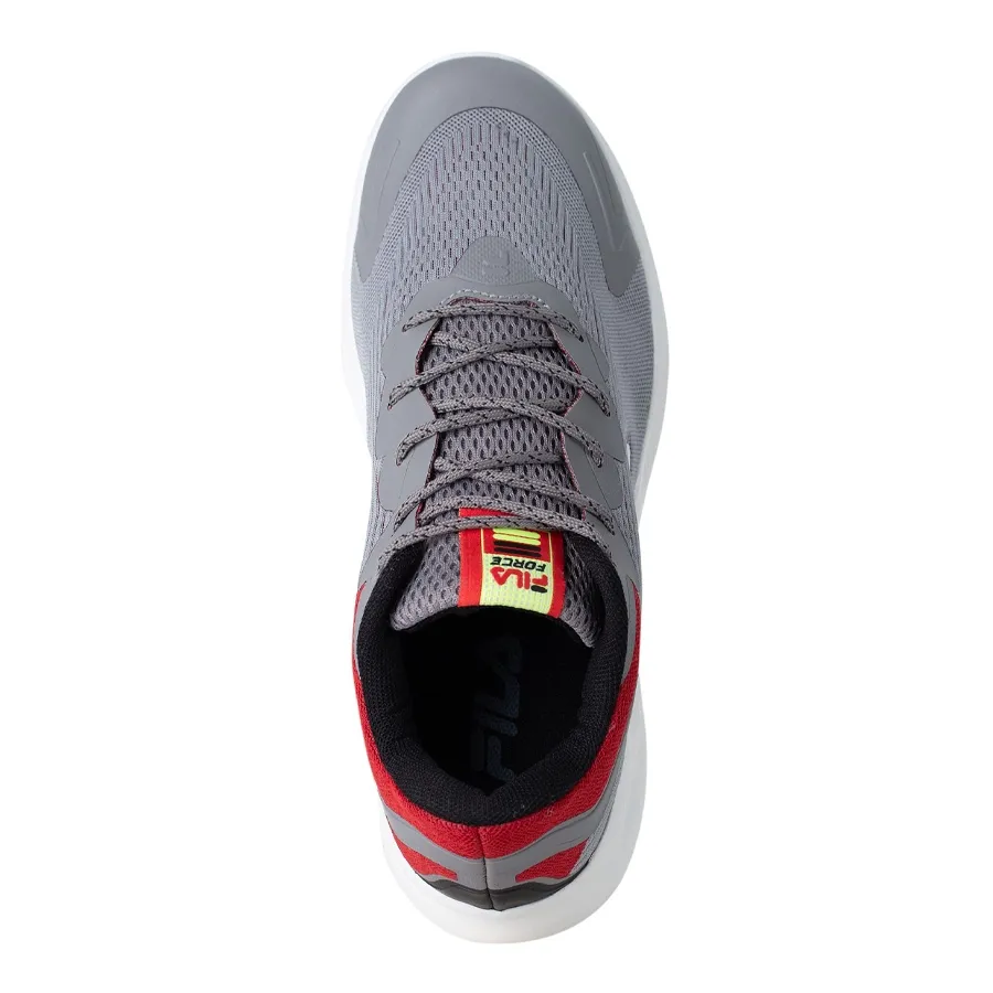 Imagen 3 de 5 de Zapatillas Fila Force-GRIS/ROJO/LIMA