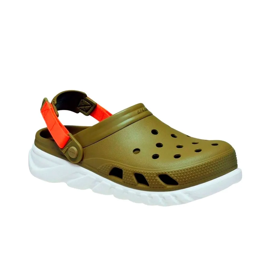 Imagen 1 de 4 de Sandalias Crocs Duet Max II Clog-OLIVA/NARANJA