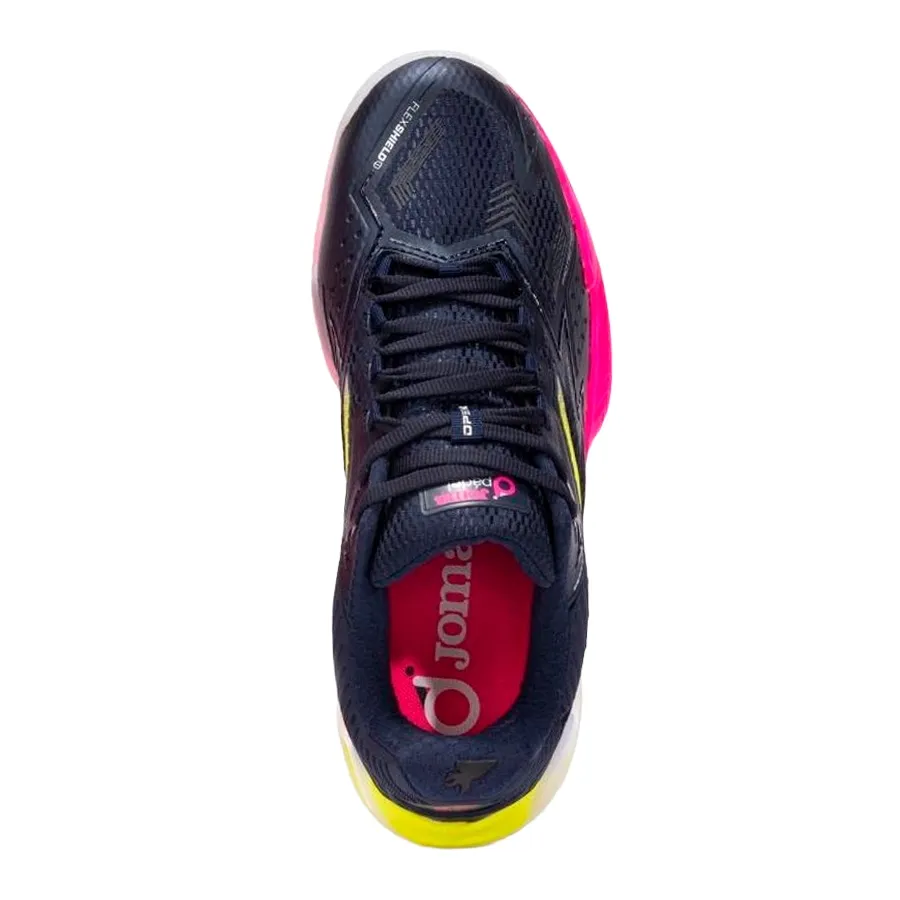 Imagen 2 de 4 de Zapatillas Joma Padel Open-MARINO/AMARILLO/FUCSIA