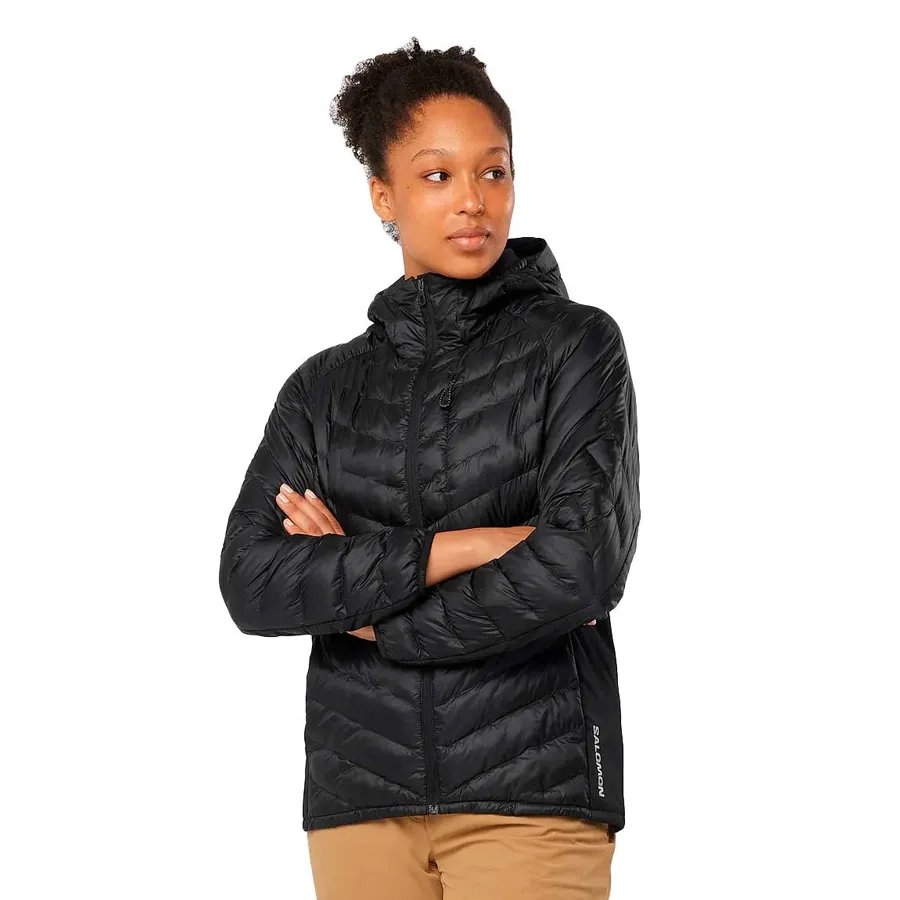 Imagen 1 de 6 de Campera Salomon Outline Primaloft Hdy-NEGRO