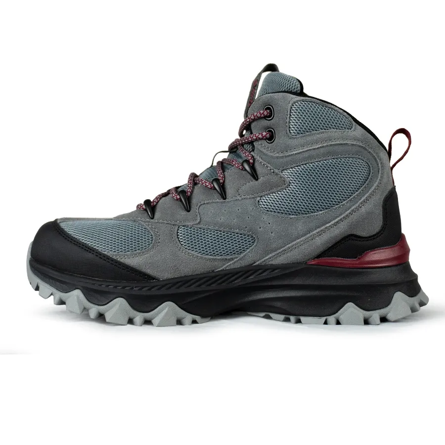 Imagen 2 de 7 de Zapatillas Hi-tec Copahue-GRIS/NEGRO/BORDO