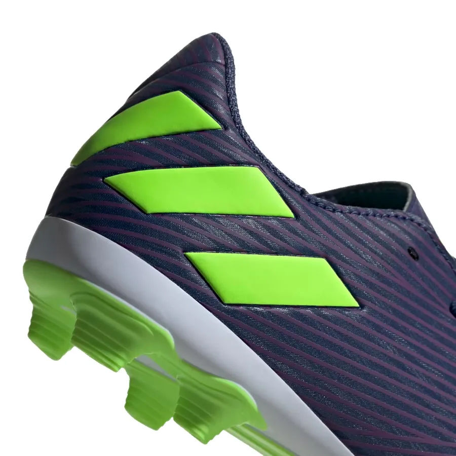 Imagen 8 de 10 de Botines adidas Nemeziz Messi 19.4 Fg-VIOLETA/VERDE FLUOR