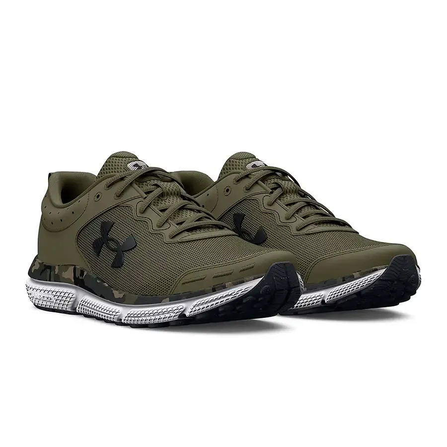 Imagen 2 de 5 de Zapatillas Under Armour Charged Assert 10 Camo-VERDE MUSGO/CAMUFLADO