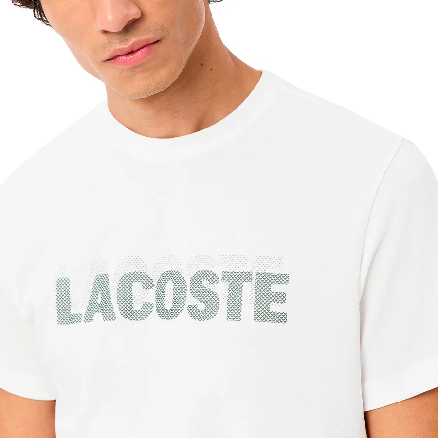 Imagen 3 de 6 de Remera Lacoste Tee Ultra Dry-BLANCO/VERDE