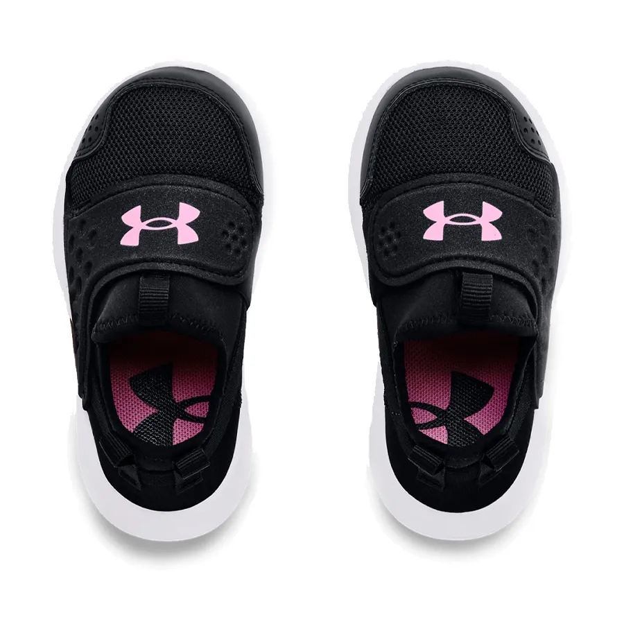 Imagen 3 de 5 de Zapatillas Under Armour Ginf Runplay-NEGRO/ROSA/BLANCO