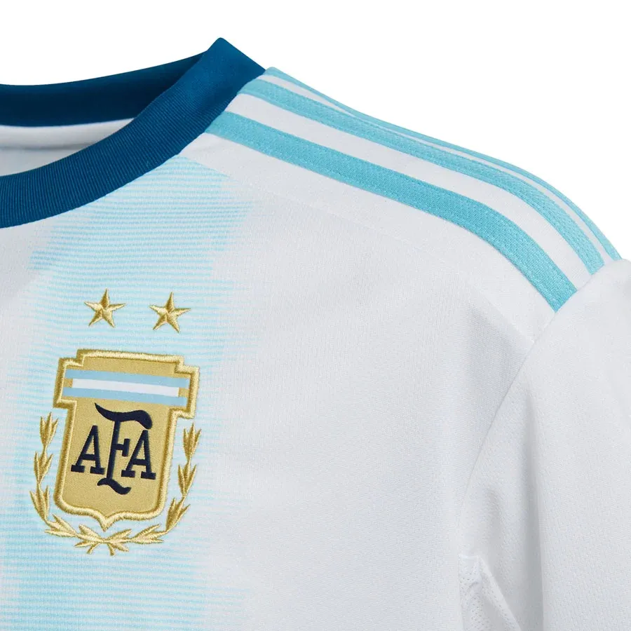 Imagen 1 de 4 de Camiseta adidas Titular Selección Argentina Niño-CELESTE/BLANCO