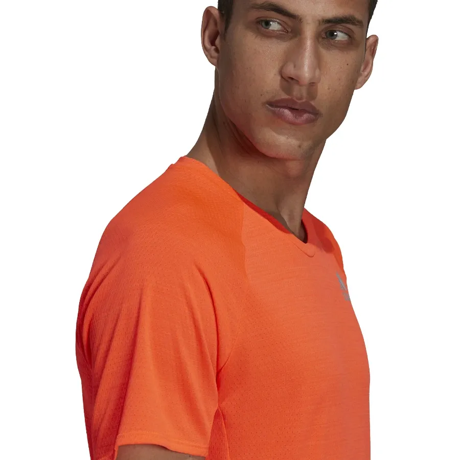 Imagen 3 de 5 de Remera adidas Runner-NARANJA