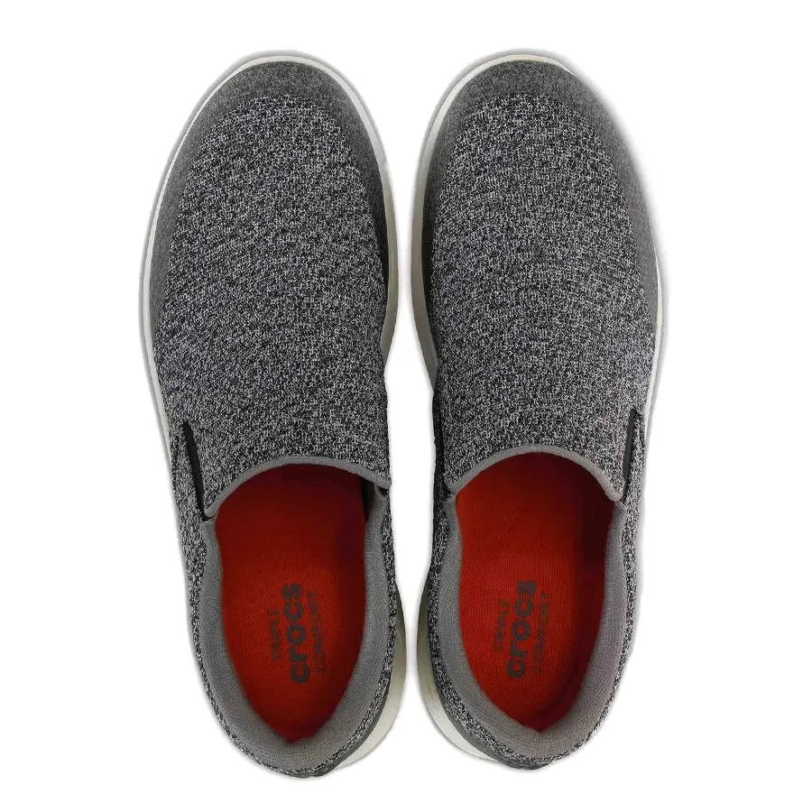 Imagen 2 de 5 de Zapatillas Crocs Kinsale Static Slip On-NEGRO/BLANCO