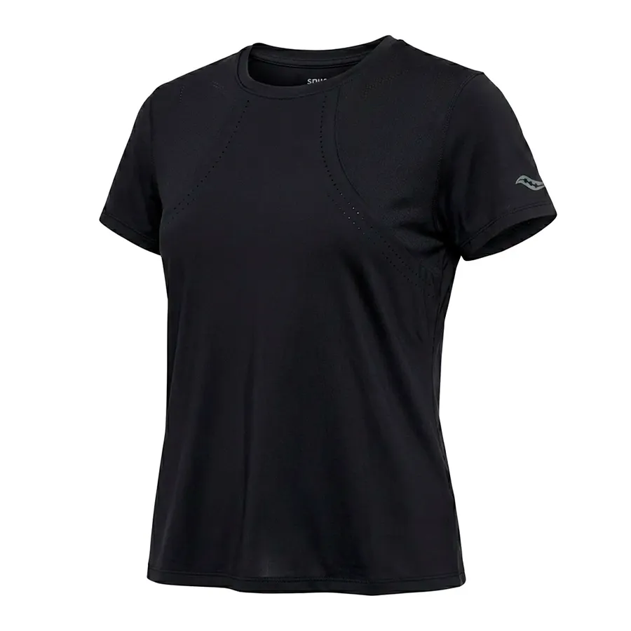 Imagen 2 de 6 de Remera Saucony Hurricane Short Sleeve-NEGRO