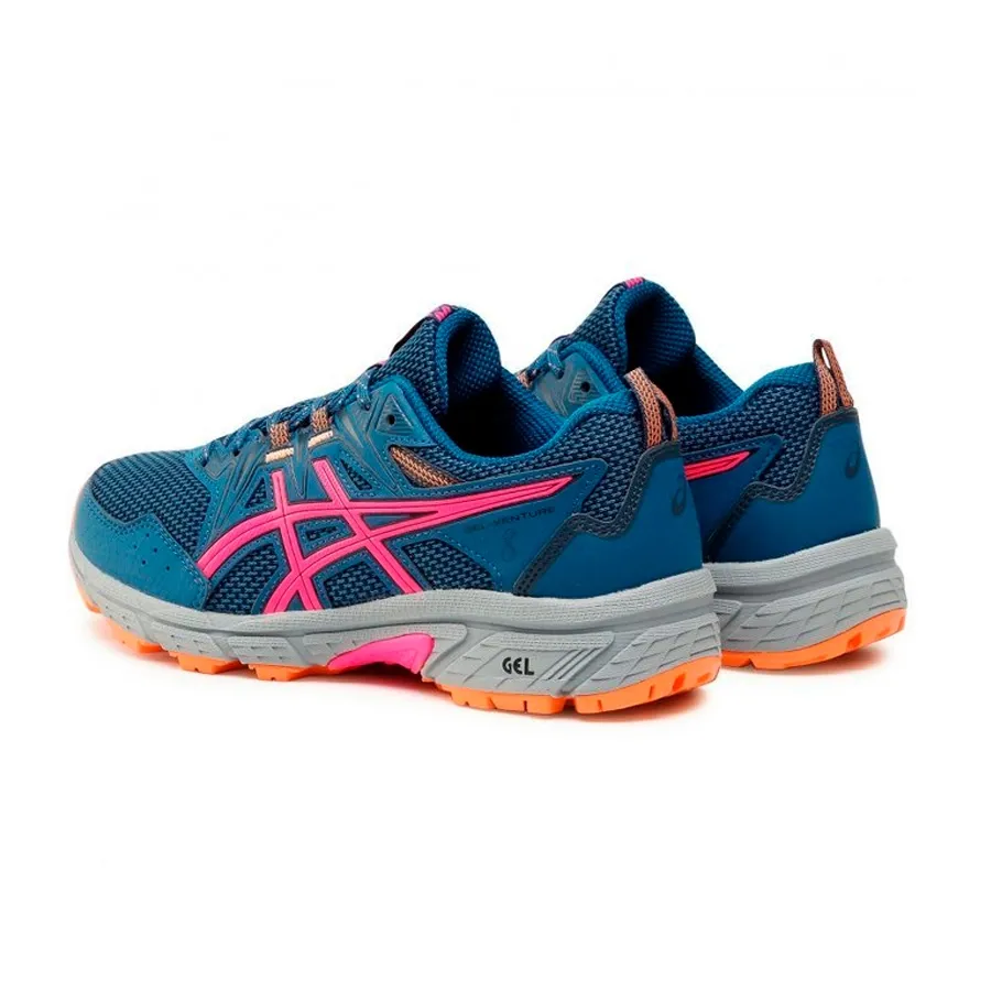 Imagen 2 de 4 de Zapatillas Asics Gel Venture 8-MARINO/FUCSIA/NARANJA