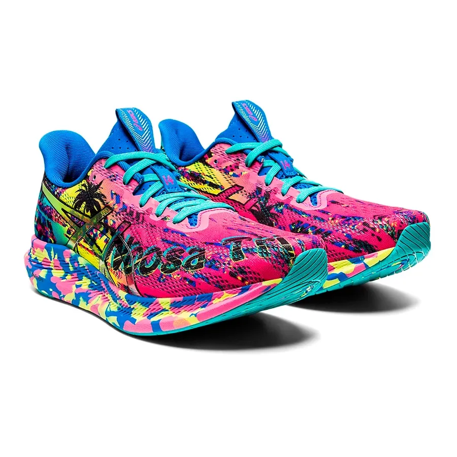 Imagen 1 de 7 de Zapatillas Asics Noosa Tri 14-FUCSIA/AZUL/AMARILLO
