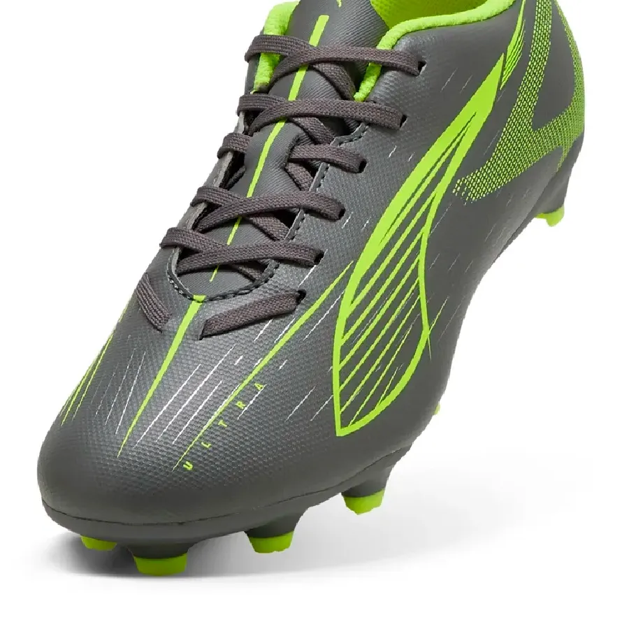 Imagen 4 de 6 de Botines Puma Ultra 5 Play Fg JR-GRAFITO/VERDE FLUOR