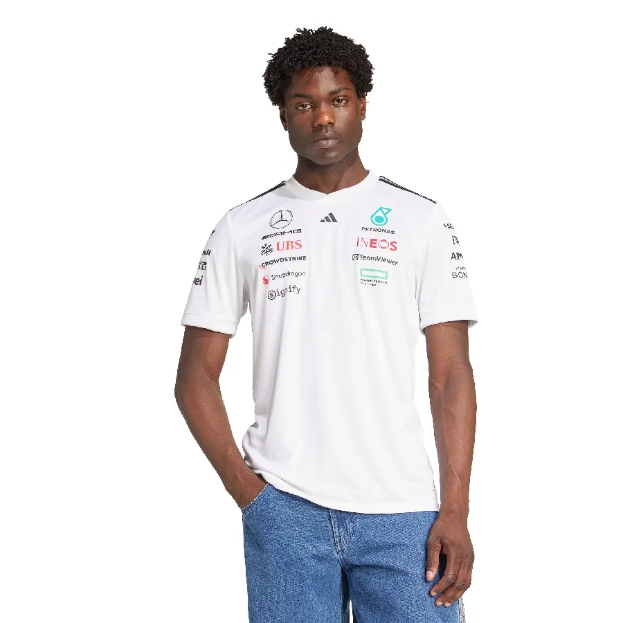 Imagen 0 de 5 de Camiseta adidas De Piloto Mercedes - AMG Petronas F1 Team-BLANCO