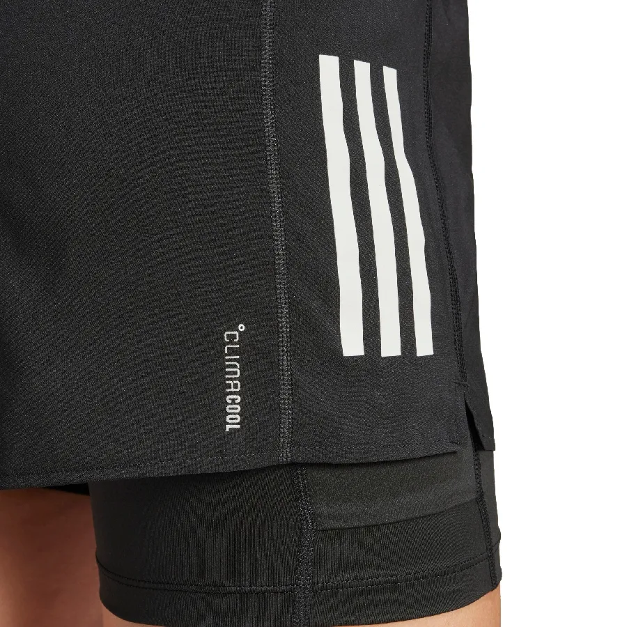 Imagen 4 de 5 de Shorts adidas Own the Run Climacool 2 en 1-NEGRO