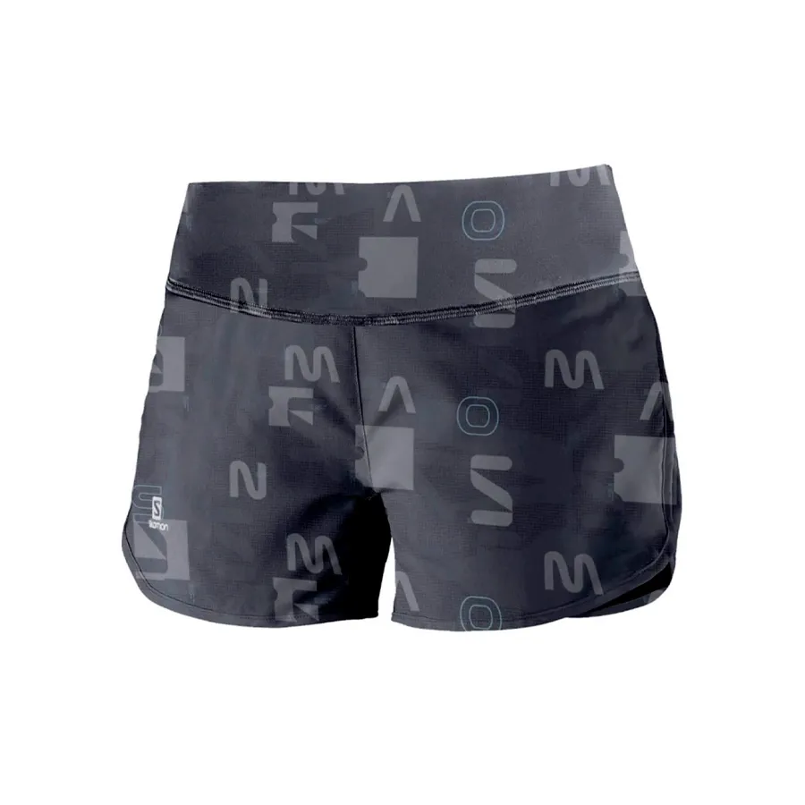 Imagen 0 de 1 de Shorts Salomon Free Graphics-GRIS/NEGRO